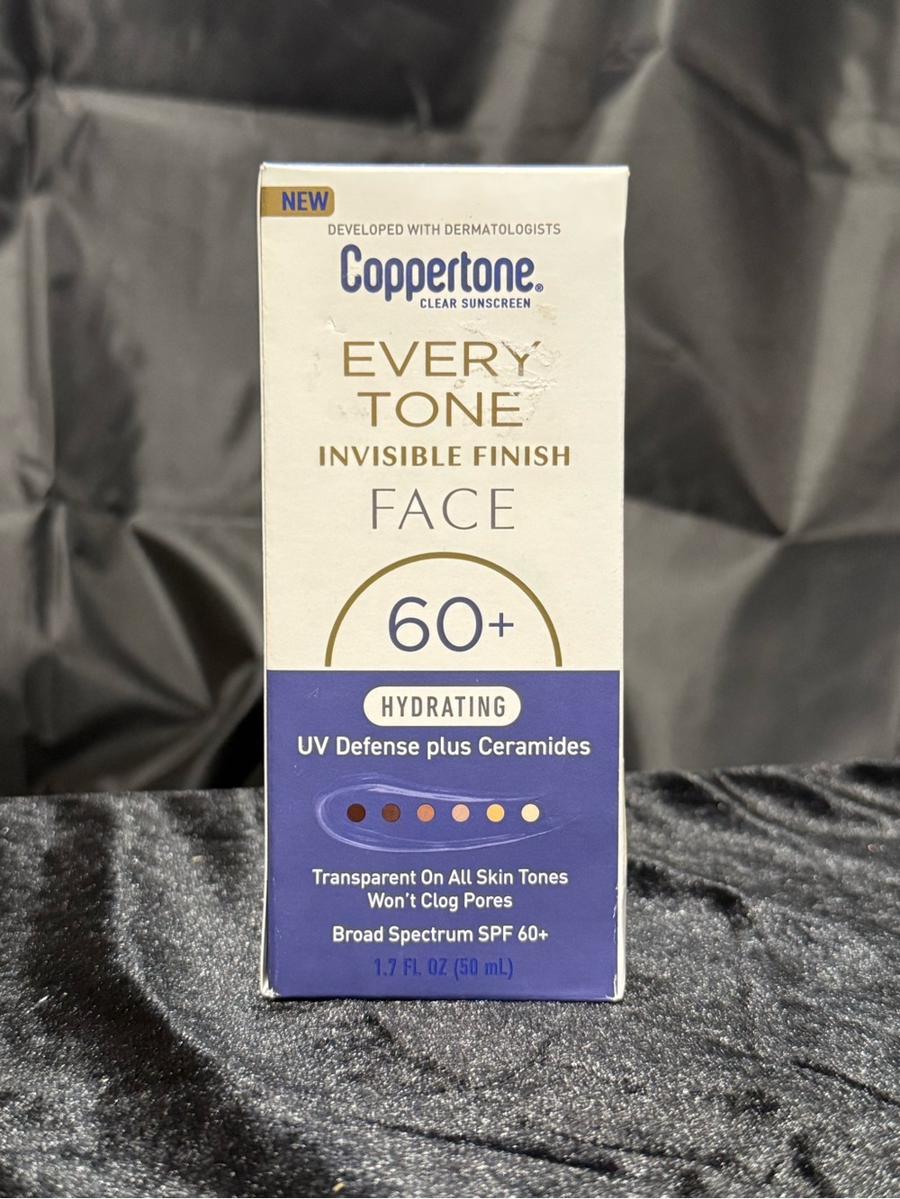 Coppertone Every Tone Invisible Finish Face SPF 60+ Hydrating Sunscreen